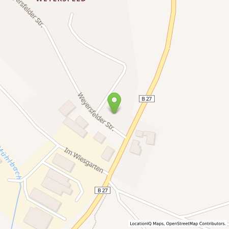 Standortübersicht der Autogas (LPG) Tankstelle: Avia Station Baumbach in 97783, Karsbach