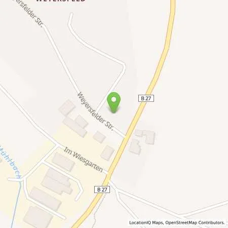 Standortübersicht der Tankstelle Avia Station Baumbach in 97783 Karsbach