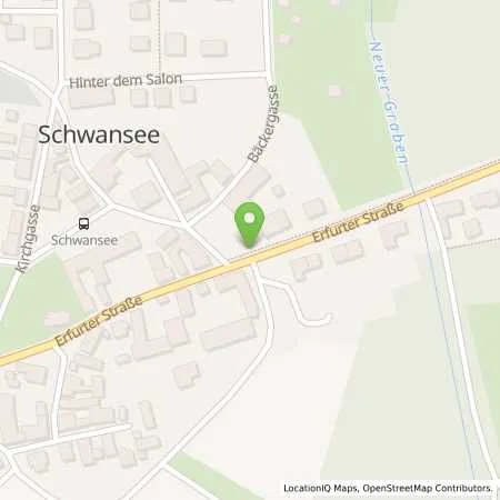 Standortübersicht der Tankstelle Globus-Tankstelle in 99195 Erfurt-Mittelhausen