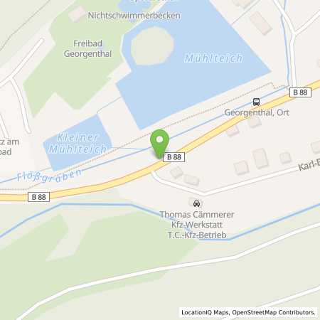 Standortübersicht der Autogas (LPG) Tankstelle: Lothar Cämmerer-Autoservice in 99887, Georgenthal
