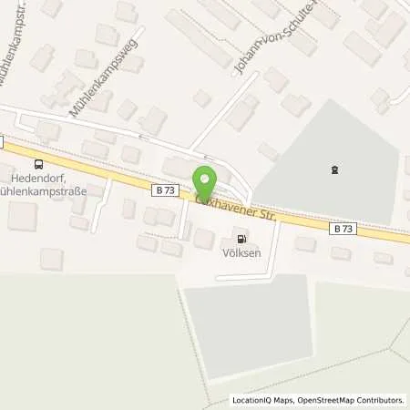 Standortübersicht der Tankstelle BFT-Tankstelle Völksen in 21614 Buxtehude (Hedendorf)