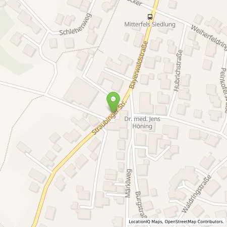 Standortübersicht der Tankstelle AVIA Tankstelle A.F. Bauer in 94360 Mitterfels