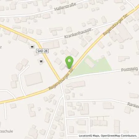 Standortübersicht der Tankstelle Autohaus Kerres in 92507 Nabburg