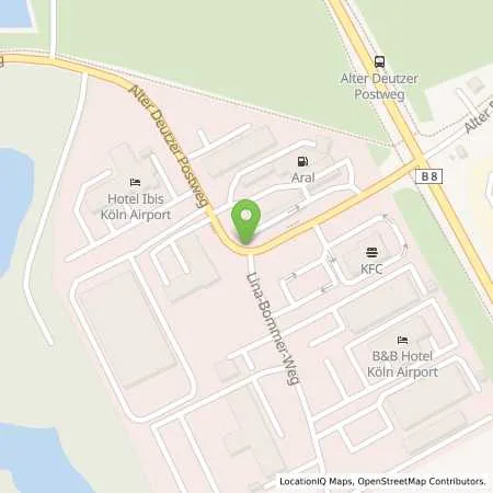 Standortübersicht der Tankstelle Aral Tankstelle Jürgen Schäfer in 51149 Köln