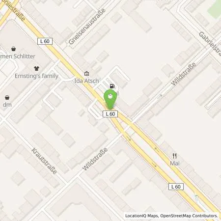 Standortübersicht der Tankstelle KHG Tankstellen GmbH in 47057 Duisburg