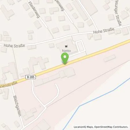 Standortübersicht der Tankstelle Jürgen Dorst GmbH in 97645 Ostheim v.d.Rhön