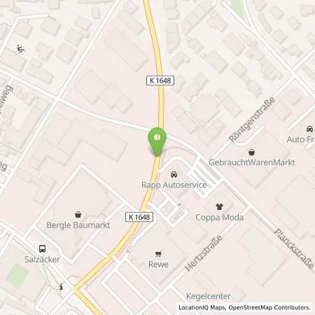 Standortübersicht der Tankstelle Rapp Autoservice GmbH in 71665 Vaihingen an der Enz