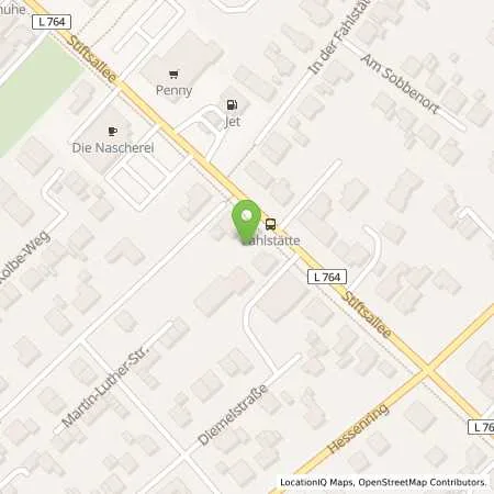 Standortübersicht der Tankstelle Westfalen Tankstelle, Axel Klöpper in 32425 Minden