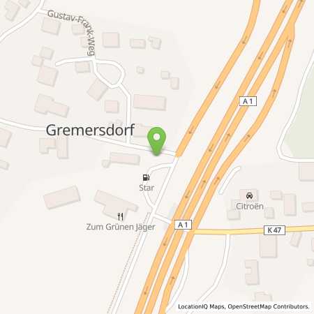 Standortübersicht der Autogas (LPG) Tankstelle: Star Tankstelle in 23758, Gremersdorf