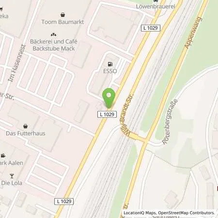 Standortübersicht der Tankstelle AVIA-Station Ruth Kopp in 73430 Aalen