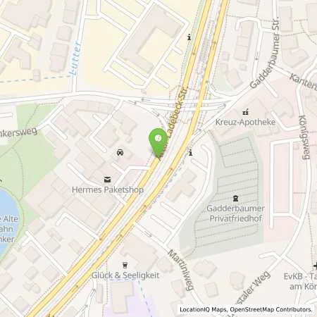 Standortübersicht der Tankstelle Q1 Tankstelle Tappe in 33617 Bielefeld