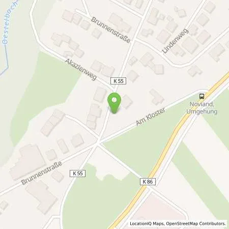 Standortübersicht der Tankstelle ED-Tankstelle Maring Noviand in 54484 Maring Noviand