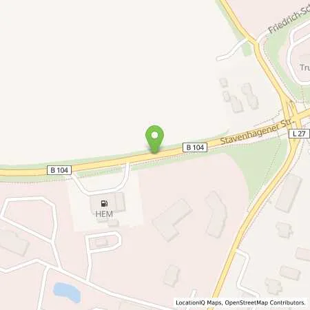 Standortübersicht der Tankstelle OIL! Tankstelle Neubrandenburg-Weitlin in 17033 Neubrandenburg-Weitin