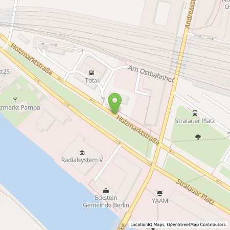 Autogas Tankstellen Details TOTAL Station in 10243 Berlin ansehen