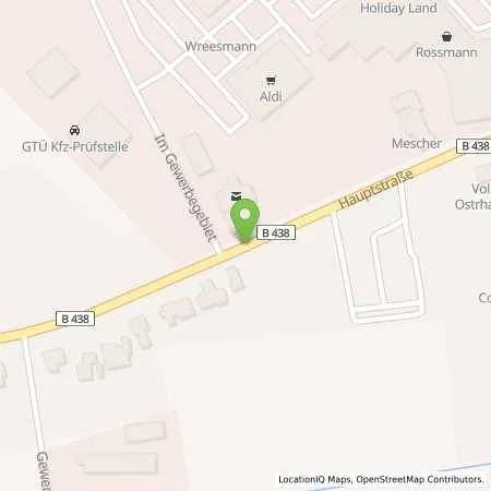 Standortübersicht der Tankstelle SCORE Tankstelle in 26842 Ostrhauderfehn