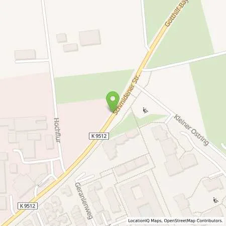 Standortübersicht der Tankstelle AGIP Tankstelle Dehn & Co. KG in 70374 Stuttgart-Bad Cannstatt