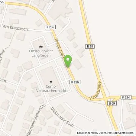 Standortübersicht der Tankstelle AVIA Tankstelle Kleier in 49377 Vechta (Langförden)