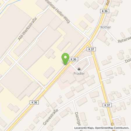 Standortübersicht der Autogas (LPG) Tankstelle: HEM Tankstelle Pradler in 31855, Aerzen