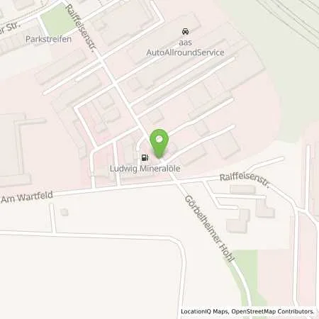 Standortübersicht der Tankstelle Esso-Tankstelle Ludwig in 61169 Friedberg