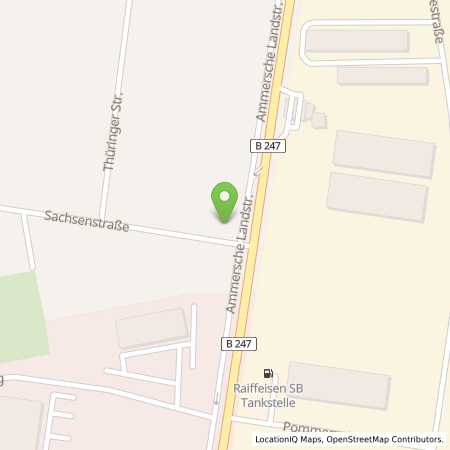 Standortübersicht der Autogas (LPG) Tankstelle: BFT Tankstelle Ritter in 99974, Mühlhausen