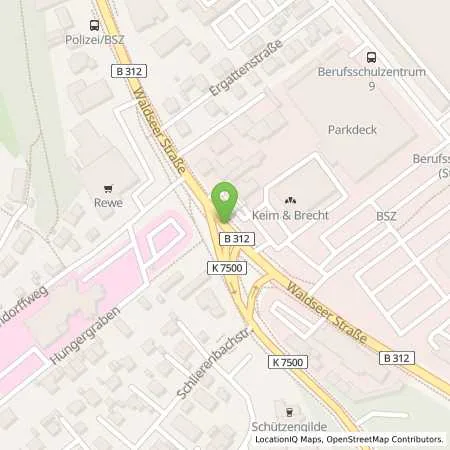 Standortübersicht der Tankstelle Agip Tankstelle in 88400 Biberach