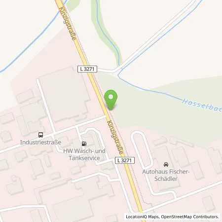 Standortübersicht der Tankstelle HW Wasch- und Tankservice GmbH in 63505 Langenselbold