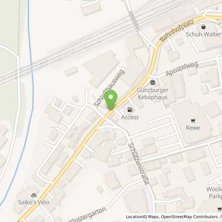 Standortübersicht der Tankstelle AVIA Station Kandadikirik in 89312 Günzburg