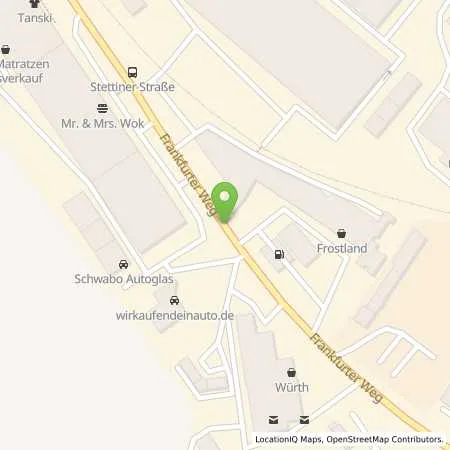 Standortübersicht der Tankstelle Die Tanke in 33106 Paderborn