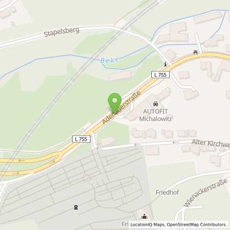 Standortübersicht der Autogas (LPG) Tankstelle: Tankstelle Sauerwald in 33184, Altenbeken