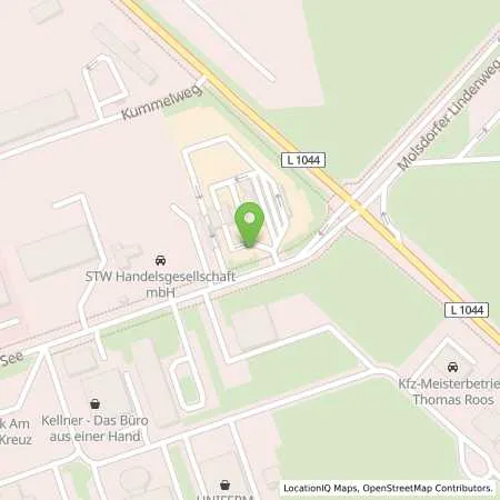 Standortübersicht der Tankstelle Shell Autohof Neudietendorf in 99192 Neudietendorf