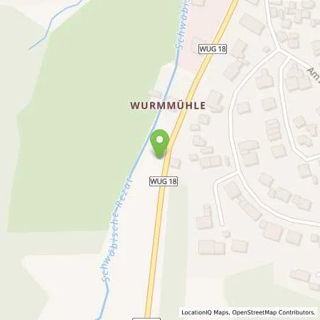 Standortübersicht der Tankstelle Esso-Station Weidmann in 91785 Pleinfeld