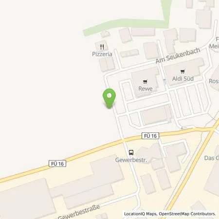 Standortübersicht der Tankstelle Tim-Anhänger in 90556 Seukendorf