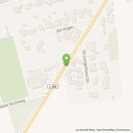 Standortübersicht der Tankstelle Saatzucht Flettmar-Wittingen e.G., Raiffeisenwarengen. in 29378 Wittingen