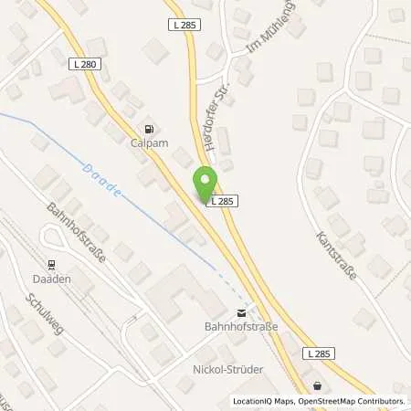 Standortübersicht der Tankstelle Calpam Daaden Hartmut Holzhauer in 57567 Daaden