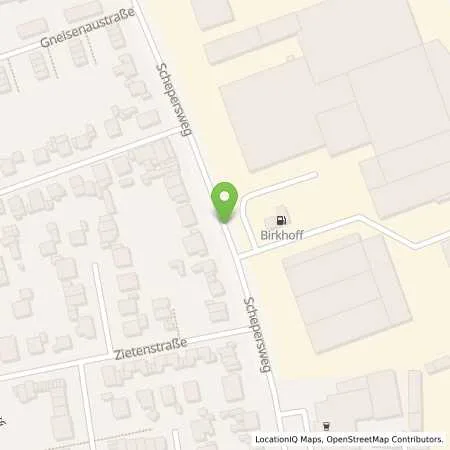 Standortübersicht der Tankstelle Kurt Birkhoff KG in 46485 Wesel