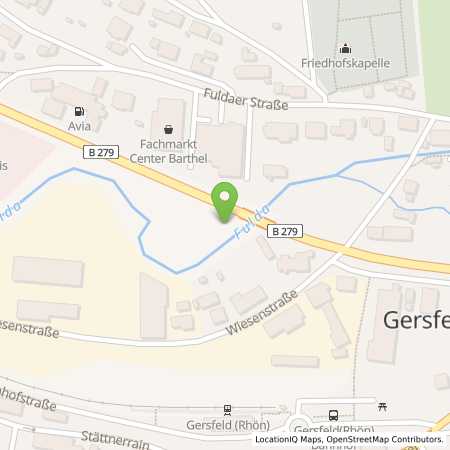 Standortübersicht der Autogas (LPG) Tankstelle: Avia Tankstelle in 36129, Gersfeld