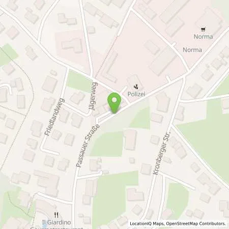 Standortübersicht der Tankstelle AVIA-Tankstelle Greiler in 94086 Bad Griesbach