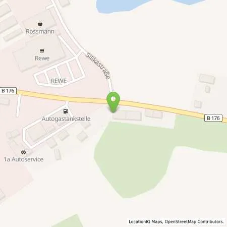 Standortübersicht der Tankstelle 1a Autoservice Mäding in 04651 Bad Lausick