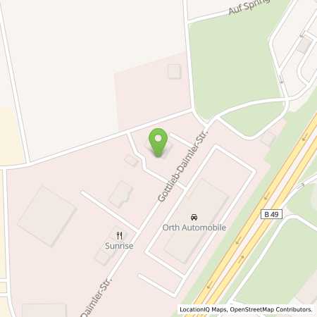 Standortübersicht der Autogas (LPG) Tankstelle: Orth Automobile GmbH in 65614, Beselich