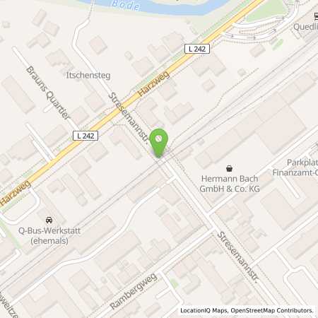 Standortübersicht der Autogas (LPG) Tankstelle: Grosse & Sohn GmbH - Baufachhandel in 06484, Quedlinburg