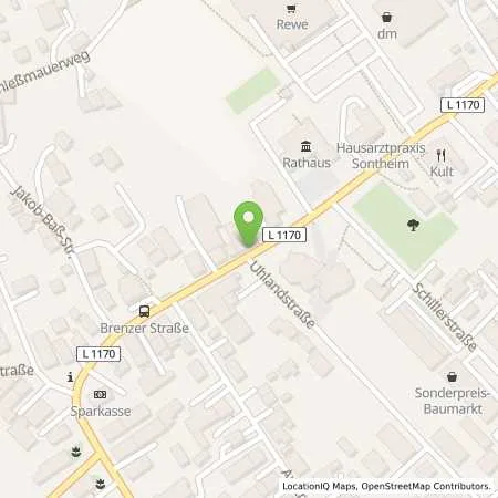 Standortübersicht der Tankstelle AVIA-Tankstelle Roswitha Meier in 89567 Sontheim an der Brenz