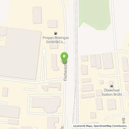 Standortübersicht der Tankstelle Propan Rheingas GmbH & Co. KG in 50321 Brühl