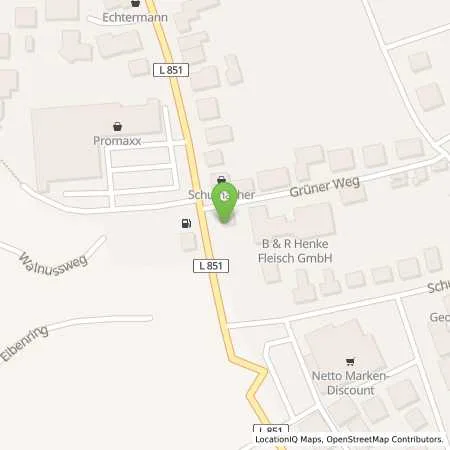 Standortübersicht der Tankstelle Autohaus Dinkgrefe in 49451 Holdorf