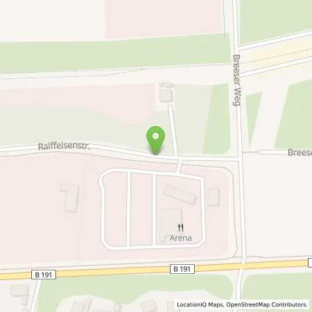 Standortübersicht der Tankstelle Raiffeisen Osterburg-Lüchow Dannenberg in 29451 Dannenberg