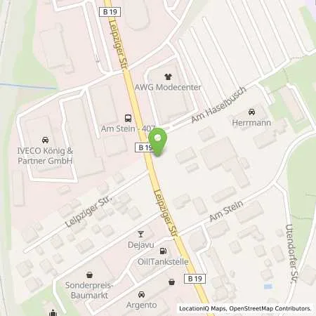 Standortübersicht der Tankstelle DB Tankstelle in 98617 Meiningen