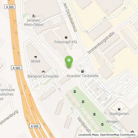 Standortübersicht der Tankstelle BonnGas Busch e.K. in 53121 Bonn