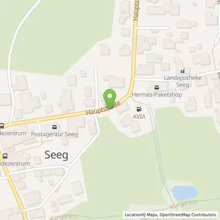 Standortübersicht der Tankstelle Kinader Kfz-Werkstatt GbR in 87637 Seeg