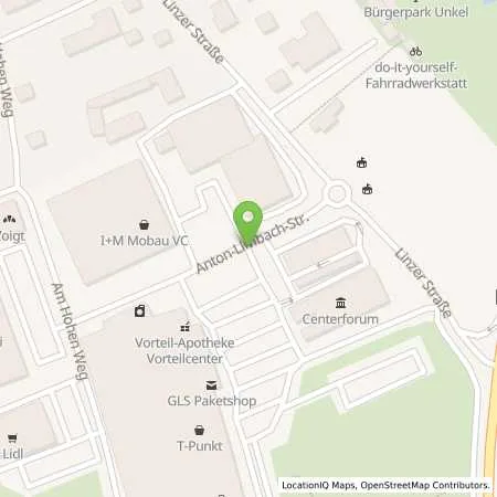 Standortübersicht der Tankstelle Vorteil Center Carl Knauber GmbH & Co. in 53572 Unkel / Rhein