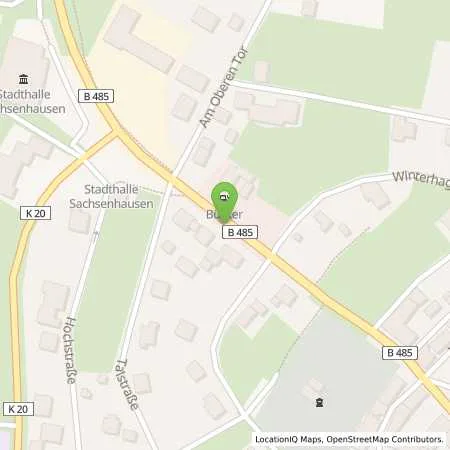 Standortübersicht der Tankstelle Aral Station Auto Dietmar Bücker in 34513 Waldeck (Sachsenhausen)