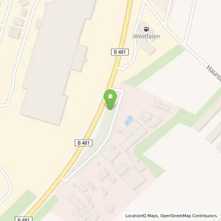 Standortübersicht der Tankstelle Westfalen-Tankstelle Volker Happe in 48157 Münster